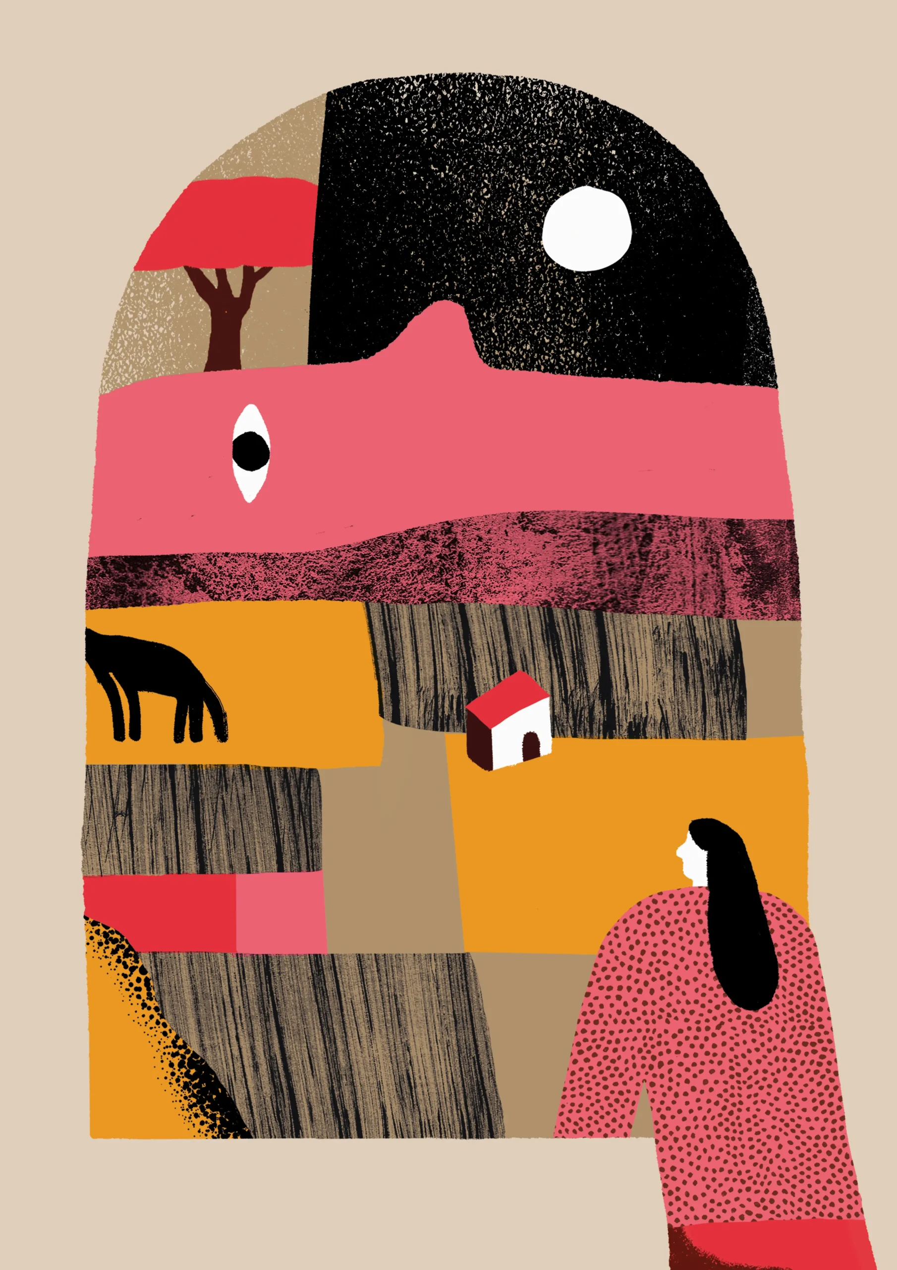 ilustracion personal la vista por soynok