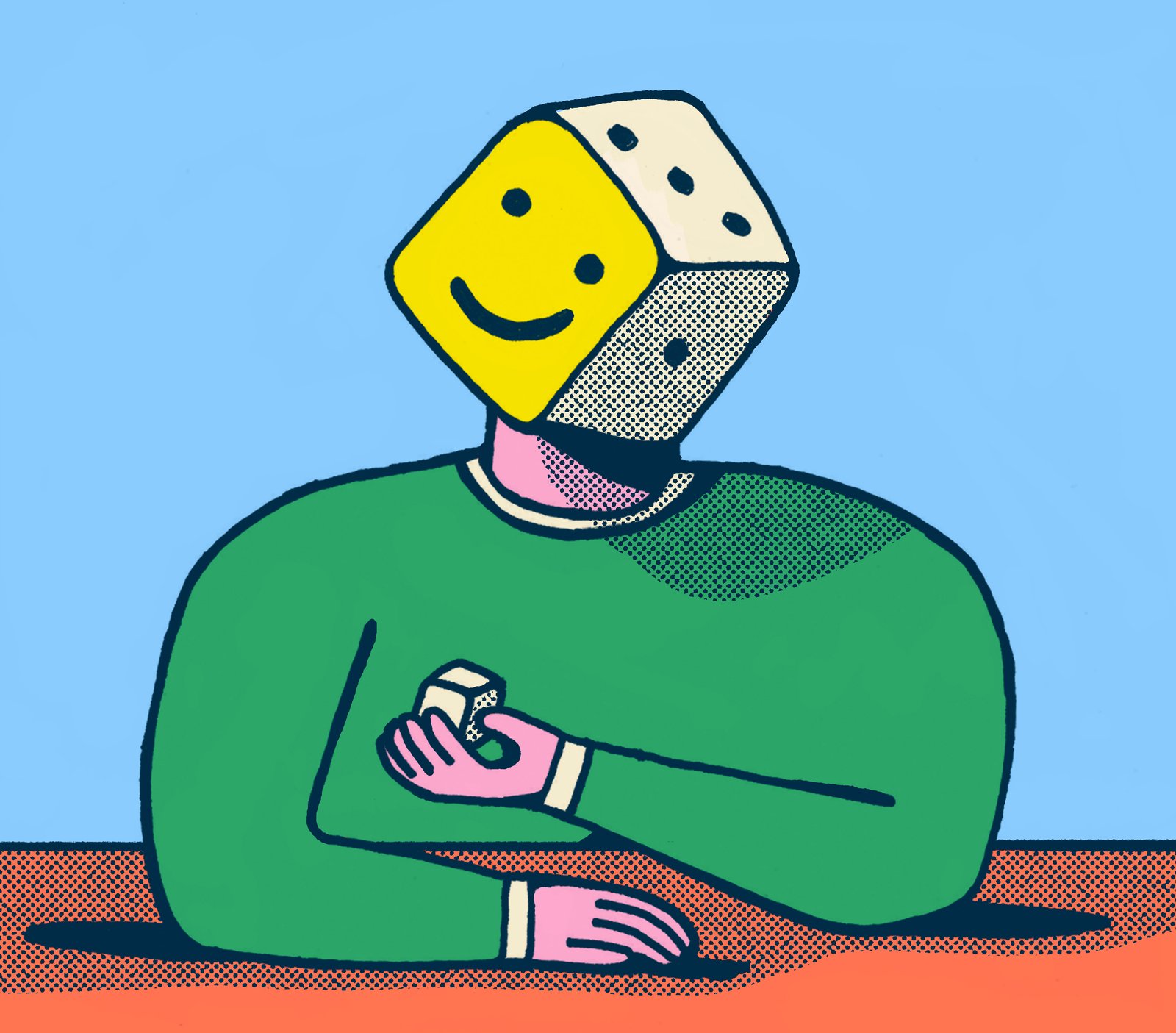 Diseño de ilustración para El País sobre la suerte